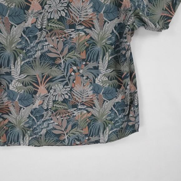 Howler Brothers Shirt Mens Large Tropical Jungle Print Button Up Vacation Casual - Picture 11 of 16